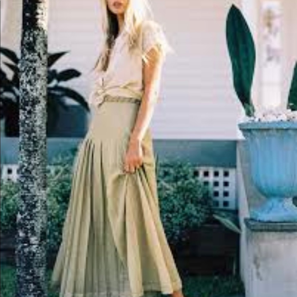 Chasing Unicorns Gold Fever Maxi skirt - Picture 4 of 5